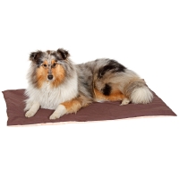 Tapis pour chien DOC BED marron et beige