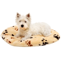 Coussin pour chien ovale TRACK beige