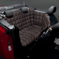 Couverture de protection banquette arrière pour voiture 2 portes Doctor Bark marron