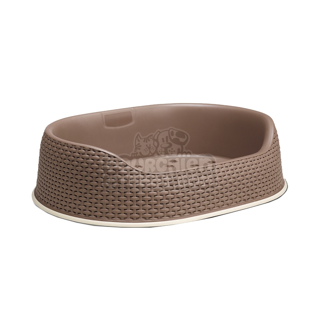 Panier en plastique pour chien CURVER moka Panier en plastique pour chien CURVER moka