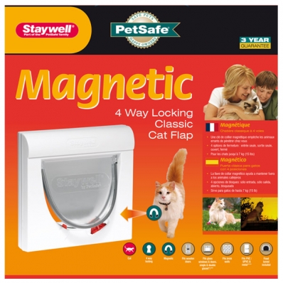 Chatière Staywell classique magnétique à 4 voies