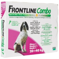 Frontline Combo chiens de 20 kg &agrave; 40 kg