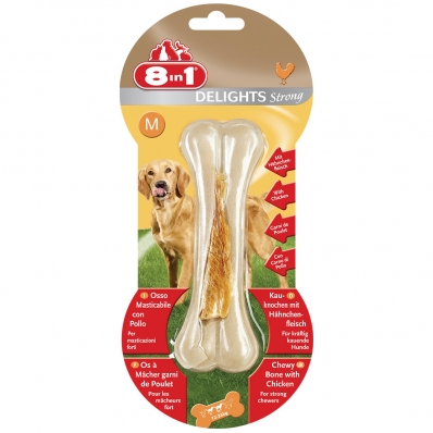 8in1 Delights Strong Os à mâcher au poulet