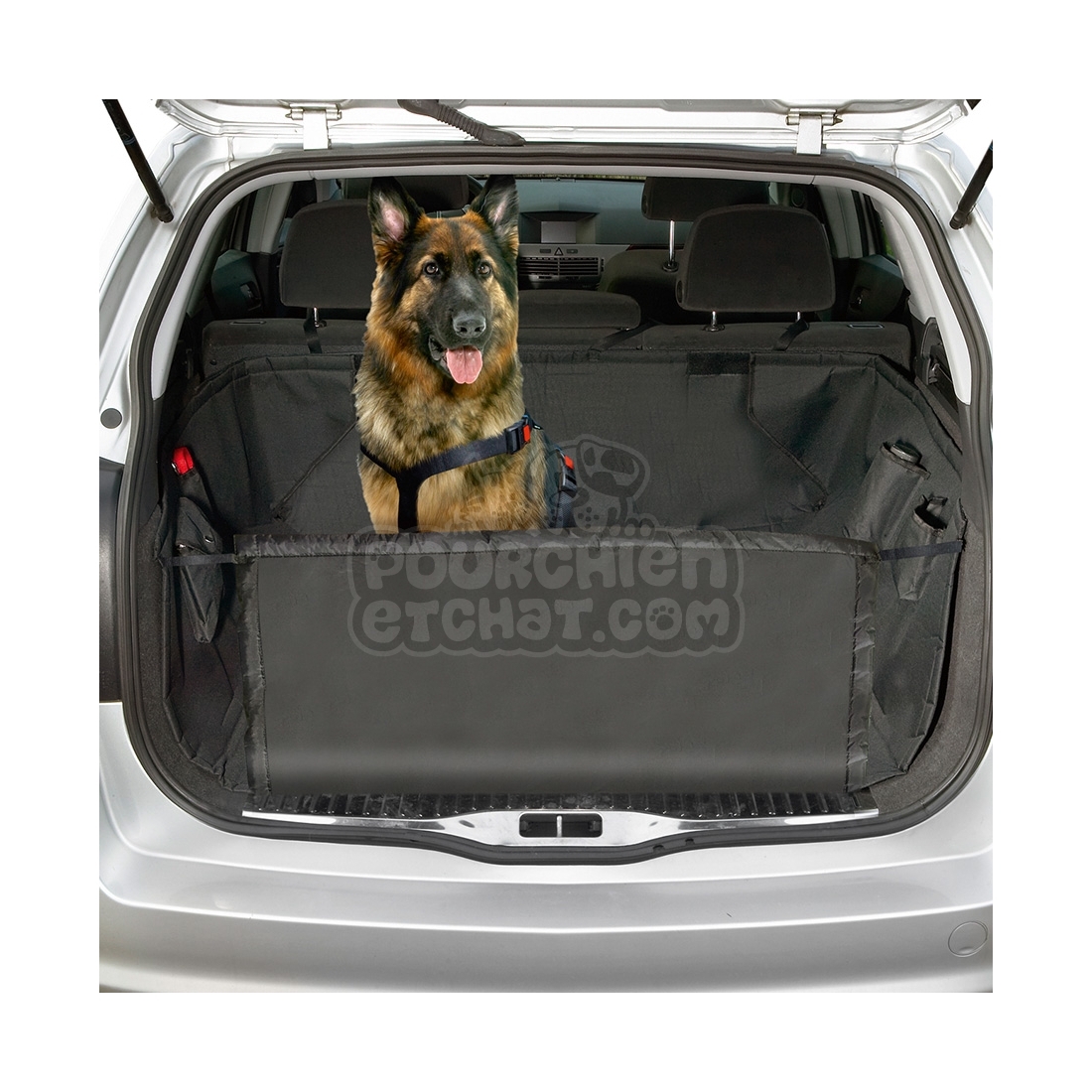 BOTC Couverture pour chien voiture - Housse de protection de coffre chien -  Couverture