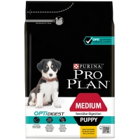 PRO PLAN Medium Puppy Sensitive Digestion OptiDigest au poulet