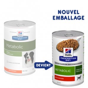 Boîtes Hill's Prescription Diet Canine Metabolic