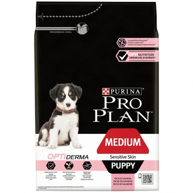 PRO PLAN Medium Puppy Sensitive Skin OptiDerma