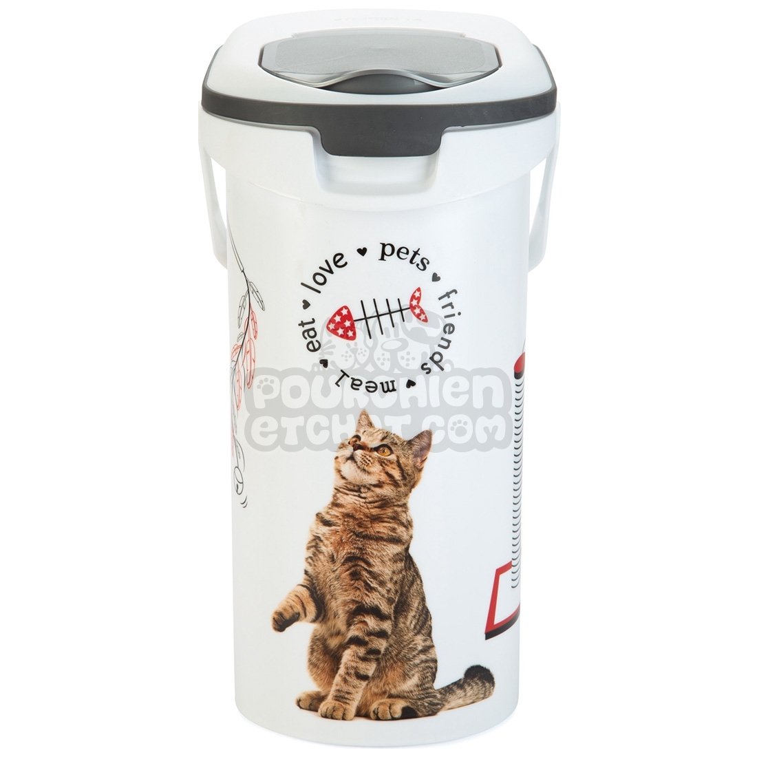 Conteneur à croquettes Curver pour chat - 4 kg - Univers du chat