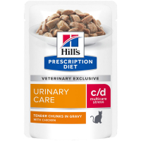 Sachets Repas Hill's Prescription Diet Feline c/d Urinary Stress