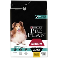 PRO PLAN Medium Adult Sensitive Digestion OptiDigest au poulet
