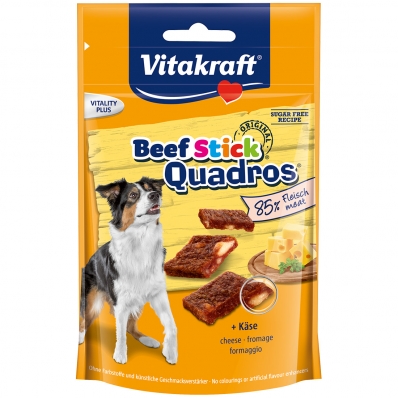 Friandise pour chien Vitakraft Beef-Stick Quadros au fromage