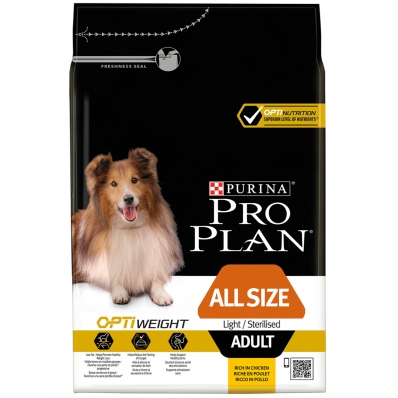 PRO PLAN All Size Adult Light Sterilised OptiWeight