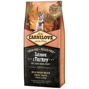 Croquettes chien CARNILOVE Large Breed Puppy Salmon & Turkey