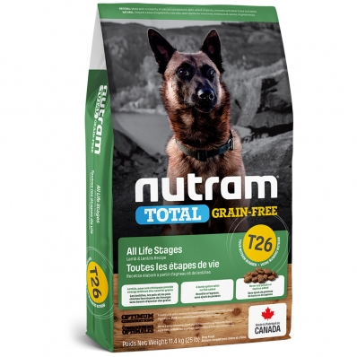 Croquettes chien Nutram Total Grain-Free T26 Lamb & Legumes