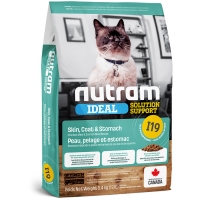 Croquettes chat Nutram Ideal Solution Support I19 Sensitive Skin, Coat & Stomach