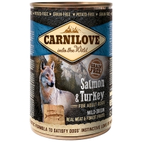 Boites chien CARNILOVE Adult Salmon & Turkey