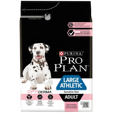 PRO PLAN Large Athletic Adult Sensitive Skin OptiDerma