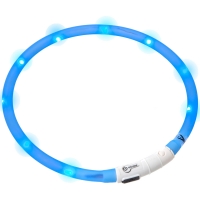 Collier lumineux pour chien LED bleu