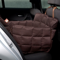 Couverture de protection banquette arrière 1 siège Doctor Bark marron