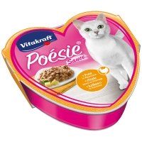 Barquettes chat Vitakraft Poésie en sauce à la dinde et fromage