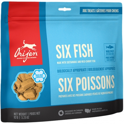 Friandises pour chien Orijen Six Fish