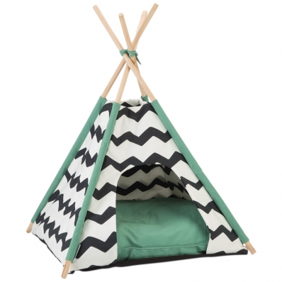 Tipi pour chat Beeztees vert