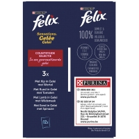 Sachets repas Felix Sensations en Gelée