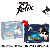 Sachets repas Felix Tendres Efillés Délicieux Duos