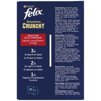 Sachets repas Felix Sensations Crunchy