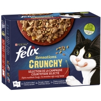 Sachets repas Felix Sensations Crunchy