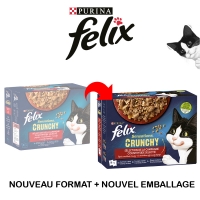 Sachets repas Felix Sensations Crunchy