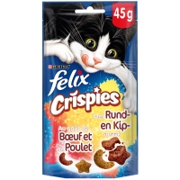 Friandises pour chat Felix Crispies au boeuf et au poulet