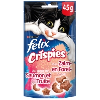 Friandises pour chat Felix Crispies au saumon et à la truite