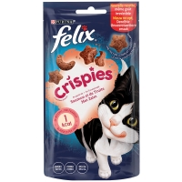 Friandises pour chat Felix Crispies au saumon et à la truite