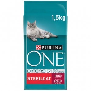 Croquettes chat Purina One Sterilcat Boeuf