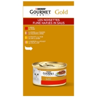 Boites chat Gourmet Gold Les Noisettes