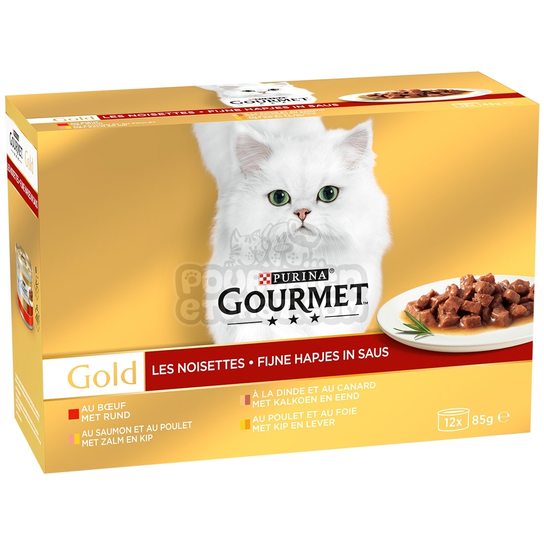 Gourmet, Gold, Aliment Chat, Mousselines, Légumes