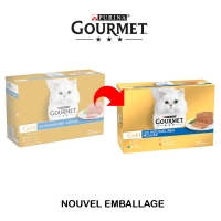 Boites chat Gourmet Gold Les Mousselines