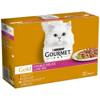 Boites chat Gourmet Gold Double Délice