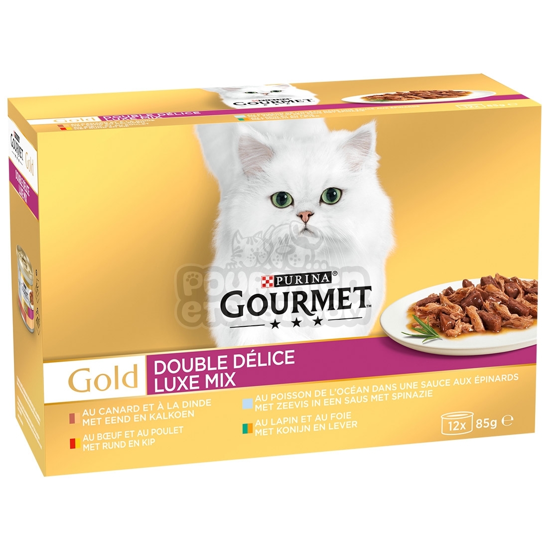 GOURMET GOLD Nourriture pour chats, bouchées tendres