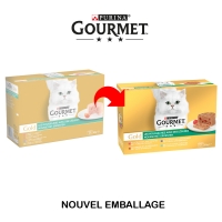 Boites chat Gourmet Gold Les Mousselines avec des Légumes