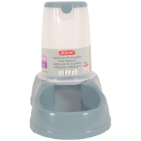 Distributeur de croquettes antidérapant bleu acier