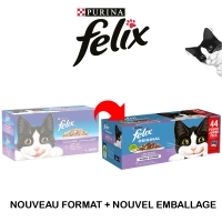 Sachets repas Felix Sélection Mixte en Gelée