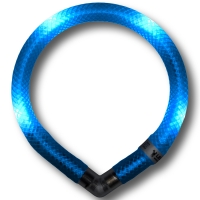 Collier lumineux pour chien LEUCHTIE Mini bleu glacier