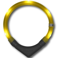 Collier lumineux pour chien LEUCHTIE Plus jaune