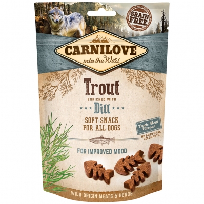 Friandises pour chien Carnilove Soft Snack Trout & Dill