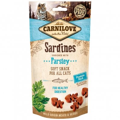 Friandises pour chat Carnilove Soft Snack Sardine & Parsley