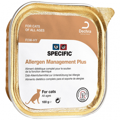 Barquettes chat SPECIFIC FOW-HY Allergen Management Plus