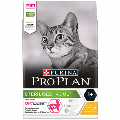 PRO PLAN Chat Adult Sterilised OptiDigest Poulet