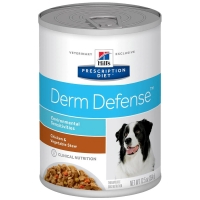 Boîtes Hill's Prescription Diet Canine Derm Defense Stew